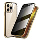 ✨ Μαγνητική θήκη iPhone – Αντικαθρεπτικό γυαλί & στιβαρό μέταλλο, πλήρης προστασία