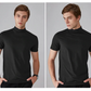 👕🔝 Slim Fit Stand-up Collar T-shirt για άνδρες – Εφαρμοσμένο, άνετο και μοντέρνο στυλ 🎁