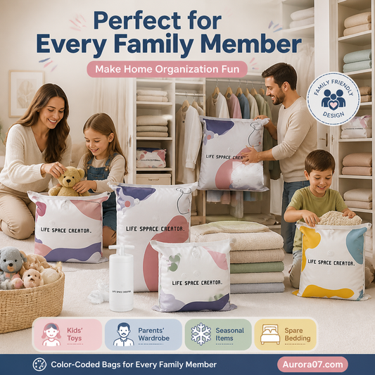 🔥50% ΕΚΠΤΩΣΗ!🧳Σακούλες αποθήκευσης κενού χωρίς αντλία – Πιέστε και σφραγίστε, χωρίς να χρειάζεται αντλία.  🛏️