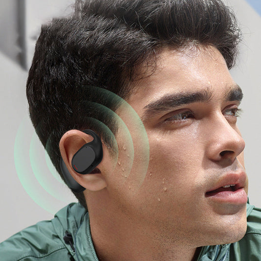 🎧🩵🩷Ασύρματα ακουστικά Bluetooth που κρέμονται στο αυτί🎶✨