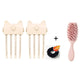 🎉Ασύρματο θερμαινόμενο κλιπ όγκου, φορητό εργαλείο styling μαλλιών ταξιδιού για λεπτά μαλλιά