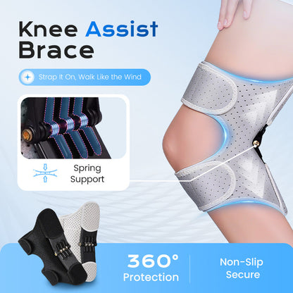 【M-XL】🏃‍♂️Ρυθμιζόμενος ενισχυτής γονάτων για αθλητισμό