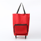🛍️✨ Μετατρέψιμη τσάντα αγορών - κρύβει τους τροχούς, χωράει 20 κιλά, επεκτάσιμη με φερμουάρ!