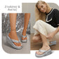 👠 Παχύς πυθμένας Sequin γυναικεία σαγιονάρες