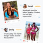 ⛱️ S-4XL 🌺 Σετ μπικίνι με ψηλή μέση και έλεγχο κοιλιάς, με χρωματικές ενώσεις 🌈👙