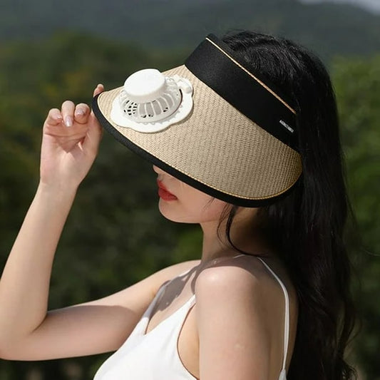 🌞Καλοκαιρινές εκπτώσεις 50%🔥Έξυπνο καπέλο προστασίας από τον ήλιο με ανεμιστήρα