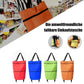 🛍️✨ Μετατρέψιμη τσάντα αγορών - κρύβει τους τροχούς, χωράει 20 κιλά, επεκτάσιμη με φερμουάρ!