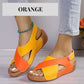 💥Clearance Sale🏆Γυναικεία εξαιρετικά άνετα ορθοπεδικά πέδιλα με λοξό τακούνι