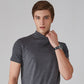 👕🔝 Slim Fit Stand-up Collar T-shirt για άνδρες – Εφαρμοσμένο, άνετο και μοντέρνο στυλ 🎁