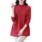 💯Ιδέα δώρου💯 Γυναικείο Half Turtleneck Midi Long Sweater