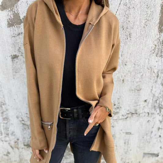 💃 CASUAL ΜΌΔΑ ΜΑΚΡΎ ΜΑΝΊΚΙ ΜΕ ΦΕΡΜΟΥΆΡ ΚΑΙ ΚΟΥΚΟΎΛΑ ΣΑΚΆΚΙ 💖