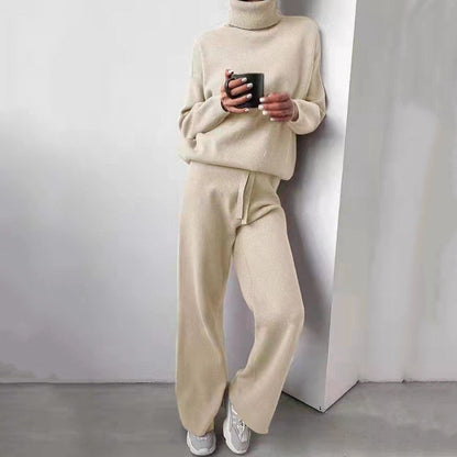 Συν μέγεθος άνετο πλεκτό πουλόβερ Casual Set
