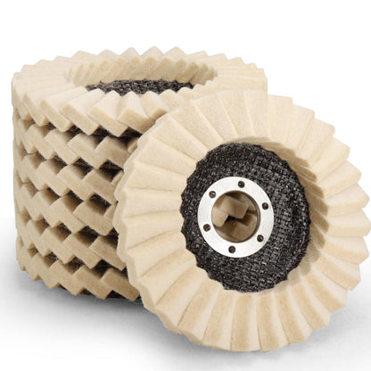 （Αγοράστε 1 και κερδίστε 1 δωρεάν）Wool Felt Flap Wheel Δίσκος στίλβωσης Flap Wheel