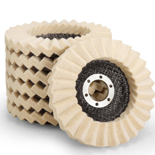 （Αγοράστε 1 και κερδίστε 1 δωρεάν）Wool Felt Flap Wheel Δίσκος στίλβωσης Flap Wheel