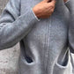 S-4XL🥰Γυναικείο άνετο πλεκτό μπουφάν με φερμουάρ