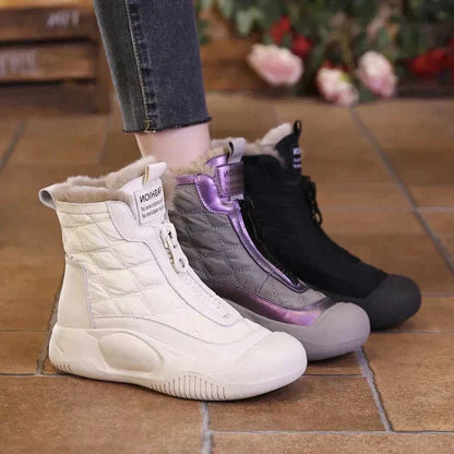 👢 Υψηλής ποιότητας ζεστές και αδιάβροχες χειμερινές μπότες σε ρετρό στυλ