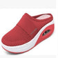 🔥 EU 35-43 🌺👡 Γυναικεία Casual Cutout Υλικό με επίπεδη σόλα με τακούνι 🌿🌬️