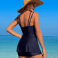 💝Τελευταία 50 τεμάχια👙Γυναικείο μαγιό Tankini 2 τεμαχίων με ψηλή μέση✨