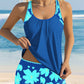 Γυναικεία στάμπα Tankini & Σορτς 2 τεμαχίων Σετ μαγιό