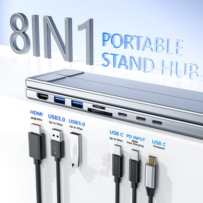 🔥 Βάση σύνδεσης USB-C για φορητό υπολογιστή με 4K HDMI 💻✨
