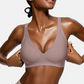 🥰 Βαθύ λαιμόκοψη, σε σχήμα V, push-up, underwire, σουτιέν τζελ χωρίς ραφή👙🔥