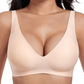 🥰 Βαθύ λαιμόκοψη, σε σχήμα V, push-up, underwire, σουτιέν τζελ χωρίς ραφή👙🔥