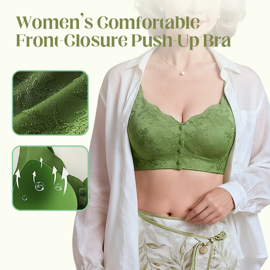 🏆Comfort μπροστινό κούμπωμα & σουτιέν χωρίς ραφές🌿🌿
