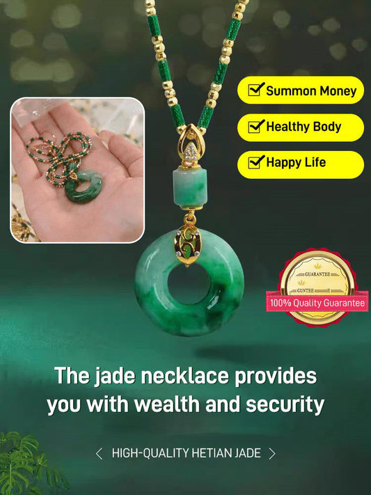 🔥 Πόρπη προσευχής Hetian Jade για Ειρήνη και Ευλογία