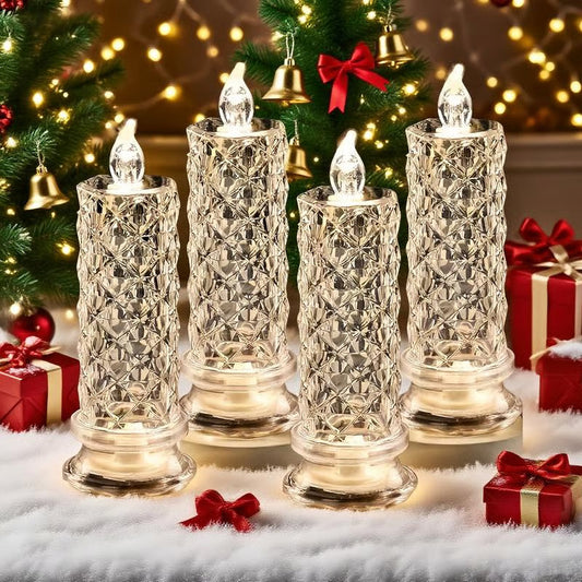 🎄🎅 LED κεριά χωρίς φλόγα – ασφαλή, ανθεκτικά και γεμάτα εορταστική διάθεση ✨🕯️