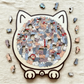 🎁Christmas Sale 50% OFF🎅135-Piece Cat Shaped Wooden Jigsaw Puzzle