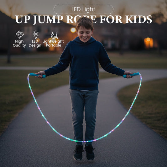 📢📢🏅 LED Light Up Jump Rope για παιδιά – Τρεις λειτουργίες φωτισμού ⏰✨👧