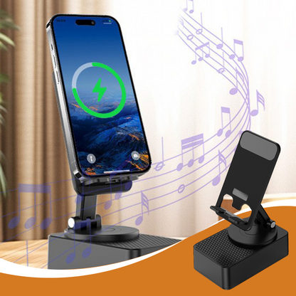 📱Πολυλειτουργική βάση τηλεφώνου με ηχείο Bluetooth και φορητό power bank