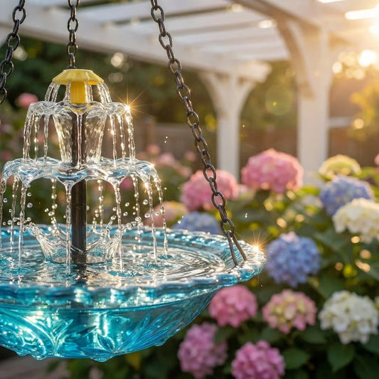 🔥🔥2026 Ανοιξιάτικη Έκπτωση  --🐦Solar Waterfall Fountain for Bird Bath