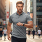 👕Ανδρικό κοντομάνικο μπλουζάκι με γιακά που στεγνώνει γρήγορα