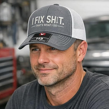 🧢🔥Καπέλο Trucker με Πλάτη από Διχτυωτό Υλικό και Κέντημα – Αναπνέον Καπέλο Ηλίου Εξωτερικού Χώρου🧢☀️