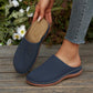👡✨ Γυναικεία Mules με Διάτρητη Πλατφόρμα – Slip-On, Άνετα, Σικ 🌿
