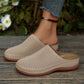 👡✨ Γυναικεία Mules με Διάτρητη Πλατφόρμα – Slip-On, Άνετα, Σικ 🌿