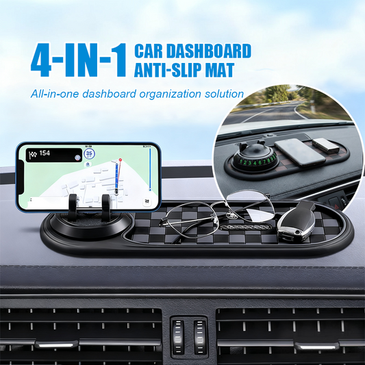 🚗✨Αντιολισθητικό ταμπλό 4 σε 1 με βάση τηλεφώνου