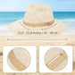Women’s Foldable Knit Fedora Sun Hat