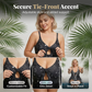 👙 ✨ Μαγιό με στάμπα αστεριών - αδυνατιστικό ολόσωμο, ρυθμιζόμενη λαιμόκοψη, χωρίς μπανέλα 🌟