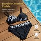 🌺👙 Μπικίνι δύο τεμαχίων με σχέδιο και σχήμα –🌊Απαραίτητο αξεσουάρ για διακοπές σε νησί💕