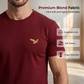 👕⏰ Ανδρικό Κλασικό T-shirt με Στενή Γραμμή και Στρογγυλή Λαιμόκοψη – Μαλακό βαμβακερό & ευέλικτο ✨🌿💪