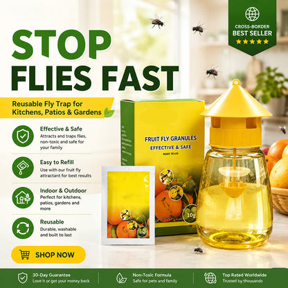 🐝🏡 Κρεμαστή παγίδα μυγών για εσωτερικούς και εξωτερικούς χώρους