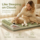 🧼🐱 Tapis lavable pour chien et chat – Dessous antidérapant, housse amovible, gardez la zone de repos toujours propre et fraîche sans effort, même après une promenade boueuse 🐾🚿