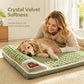 🧼🐱 Tapis lavable pour chien et chat – Dessous antidérapant, housse amovible, gardez la zone de repos toujours propre et fraîche sans effort, même après une promenade boueuse 🐾🚿