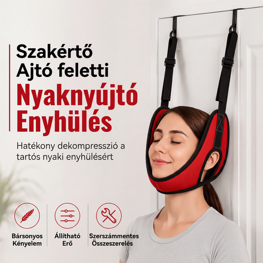 💪 Συσκευή διάτασης αυχένα για τοποθέτηση σε πόρτα, για ανακούφιση από τον αυχενικό πόνο – μια λύση κατ' οίκον για τους τεταμένους μυς του αυχένα.